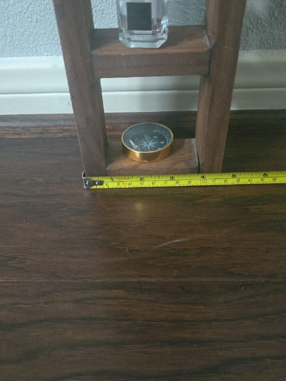 Rustic Brown Wood Wall Shelf Decor